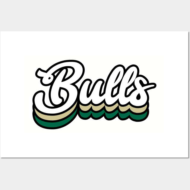 Bulls - University of South Florida Wall Art by Josh Wuflestad